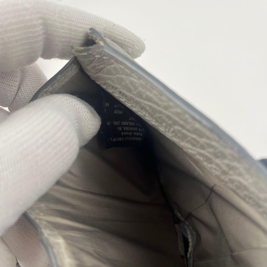 Maison Margiela 二つ折り財布 ステッチ コンパクト レザー