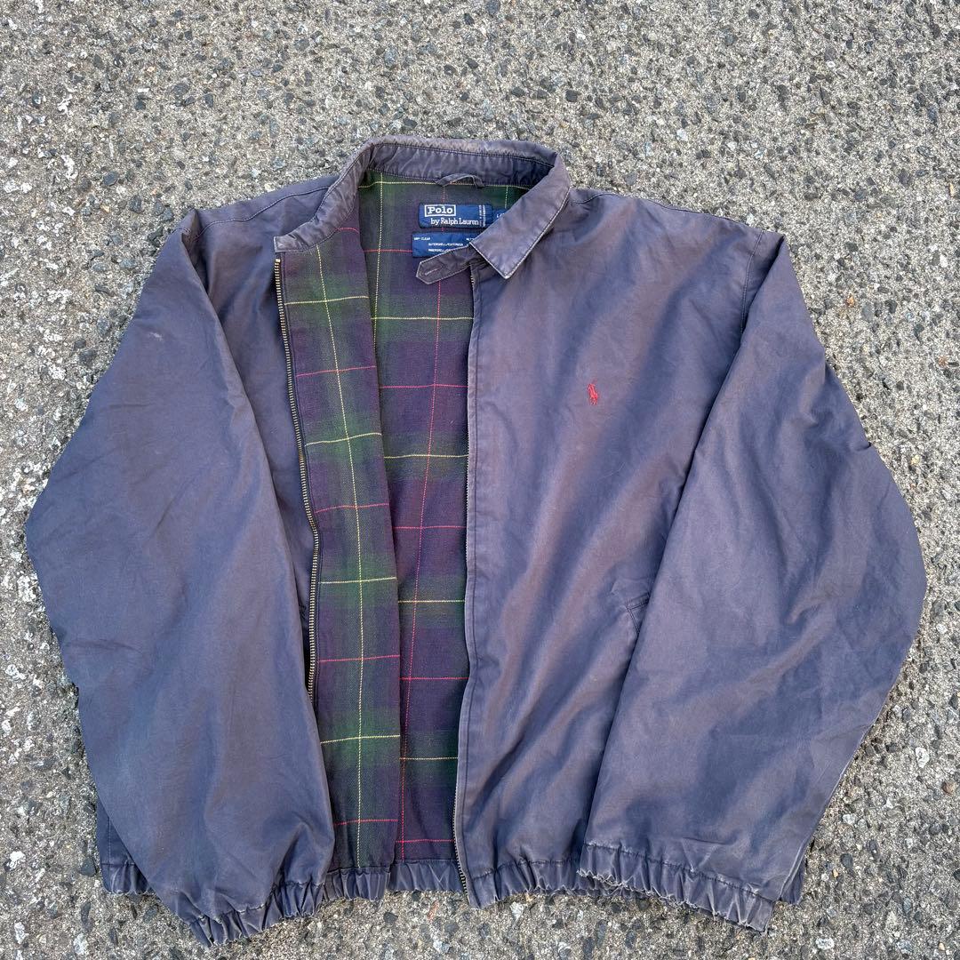 Polo by Ralph Lauren スウィングトップ　ネイビー　裏チェック