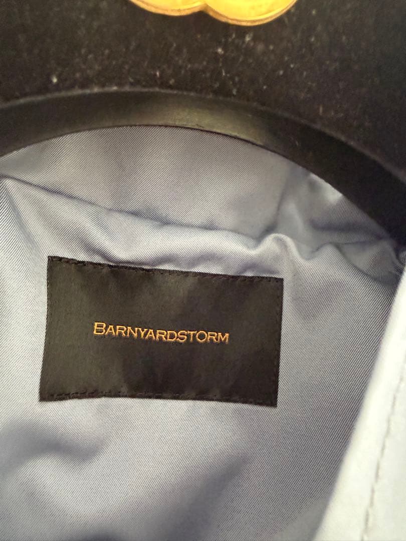 27500円新品未使用BARNYARDSTORM フード付きライトブルーコート1