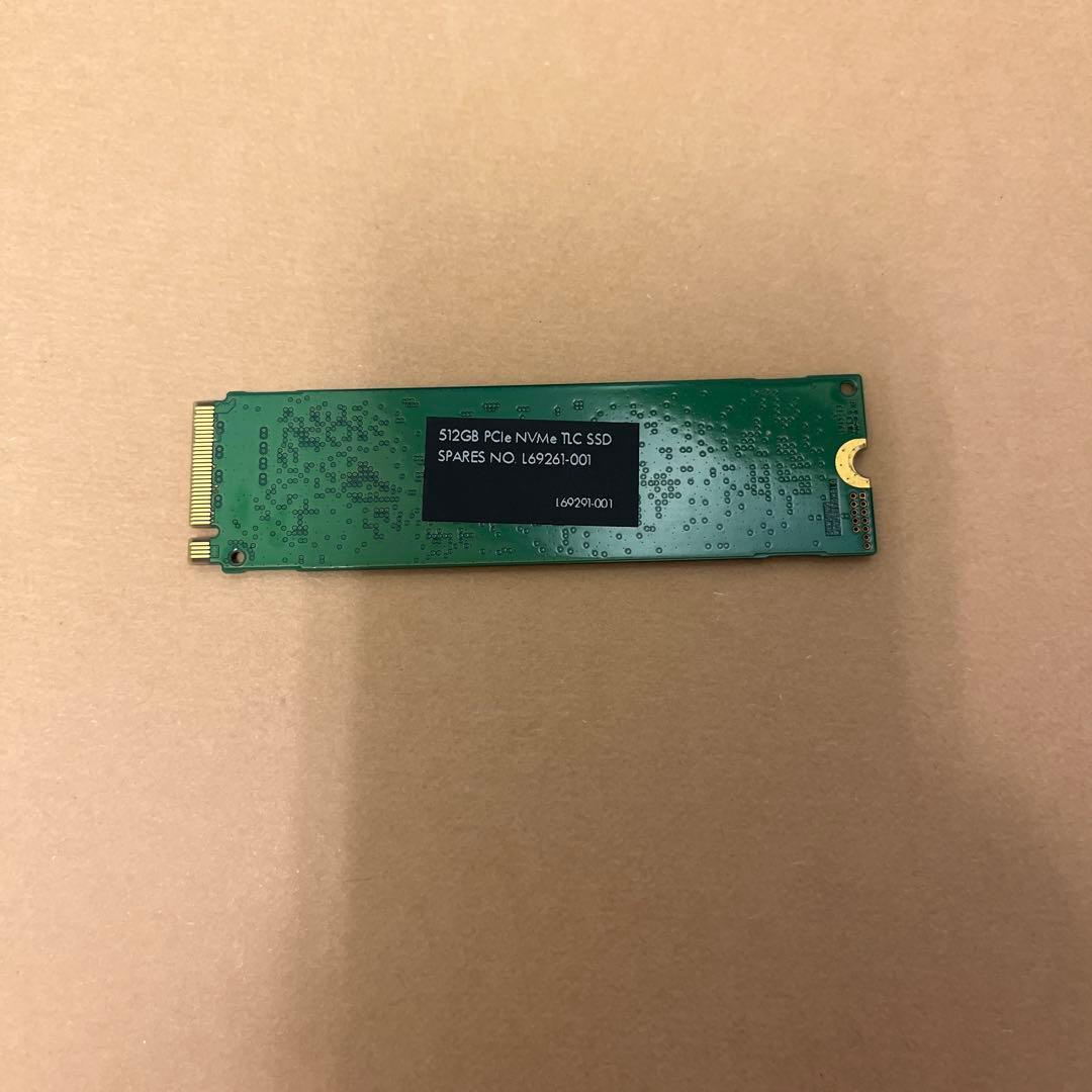 内蔵型SSD NVMe512GB