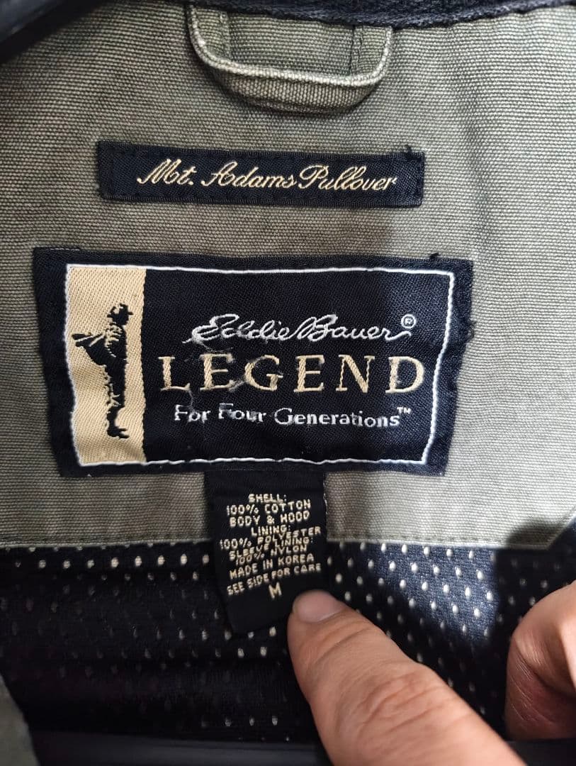 t*c様 eddie bauer legend アノラック パーカー　サイズM