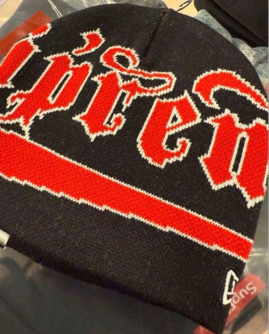 帽子 Supreme New Era Accent Beanie \"Black\"