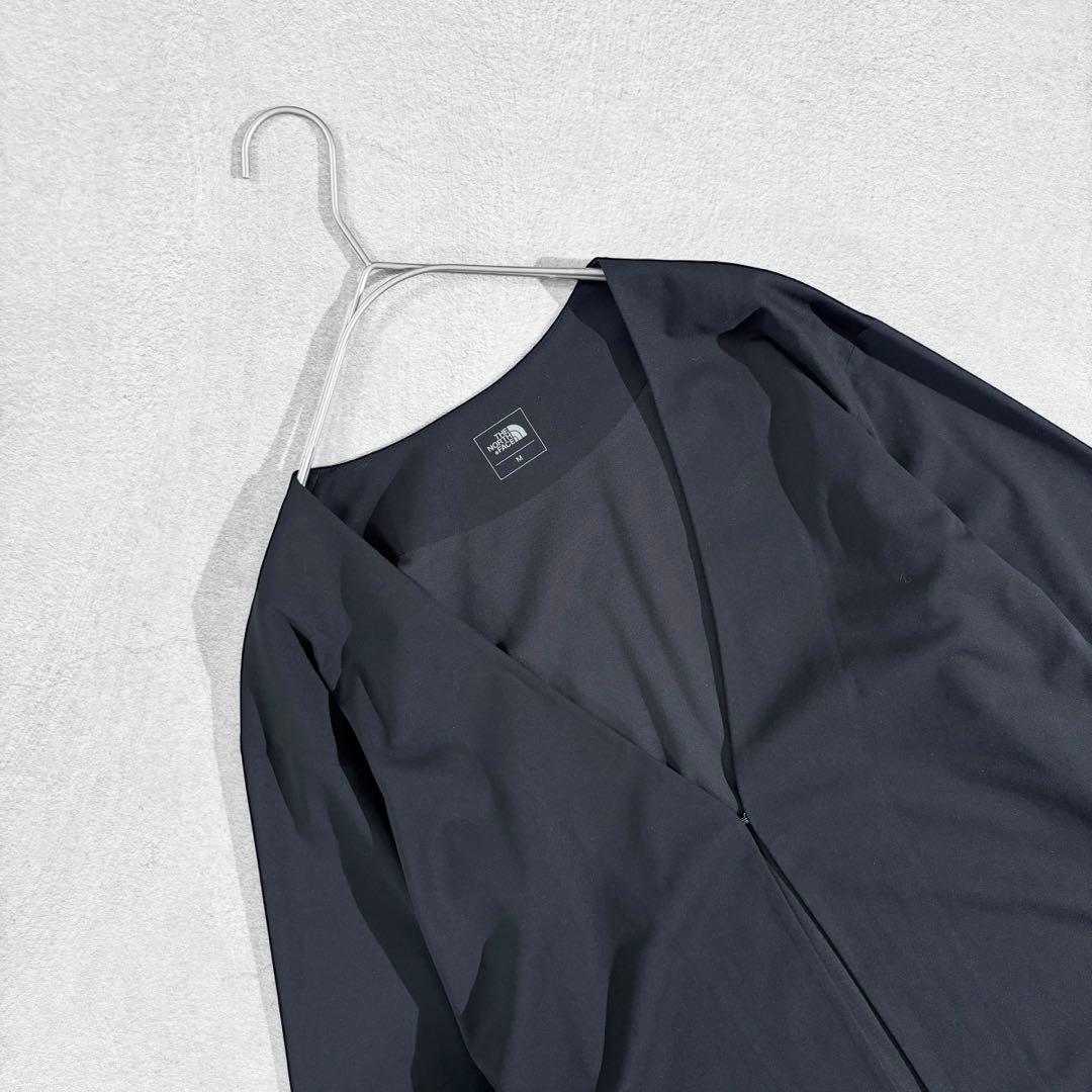 美品 THE NORTH FACE テックラウンジ カーディガン ブラック M