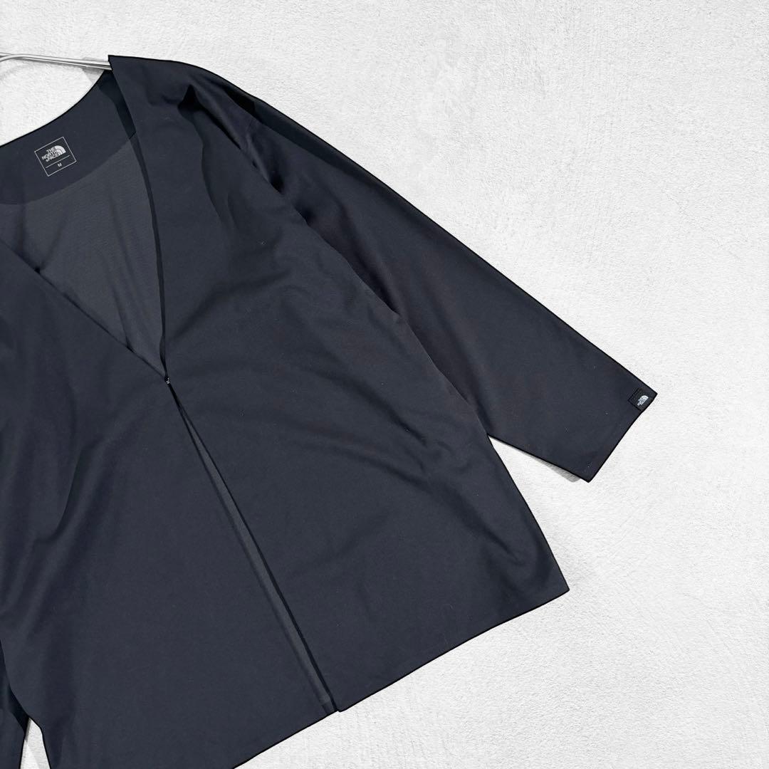 美品 THE NORTH FACE テックラウンジ カーディガン ブラック M