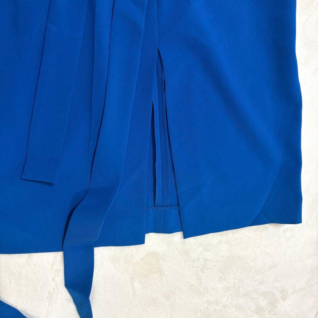 DVF ラップワンピース ブルー サイズ2 ダイアンフォンファステンバーグ