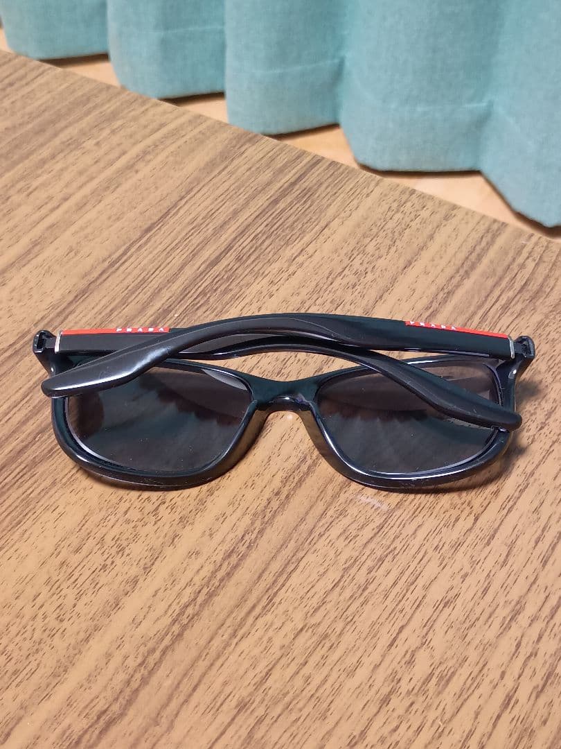 PRADA サングラス　SPS03O ウェリントン型　度入りカラーレンズ