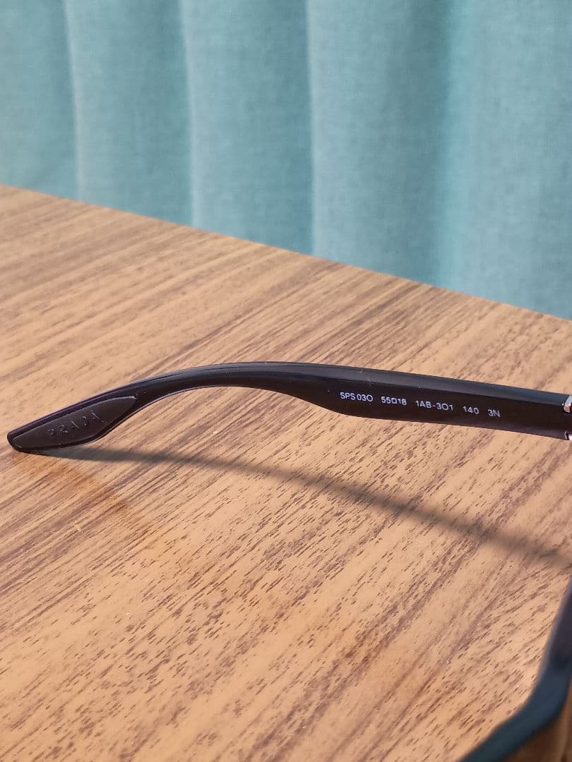 PRADA サングラス　SPS03O ウェリントン型　度入りカラーレンズ