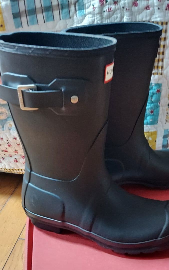 未使用HUNTER レディース ブーツ ブラック UK4