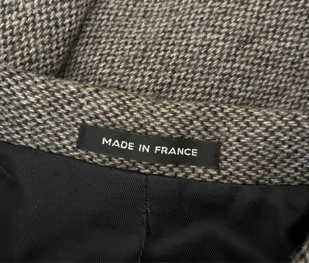 極美品　フランス製 Agnes b. ツイード ジャケット アニエスベー