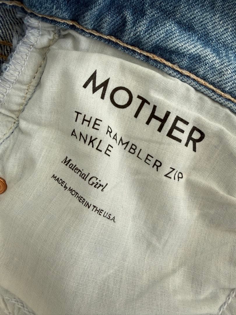 MOTHER RAMBLER ZIP ANKLE デニム　25サイズ