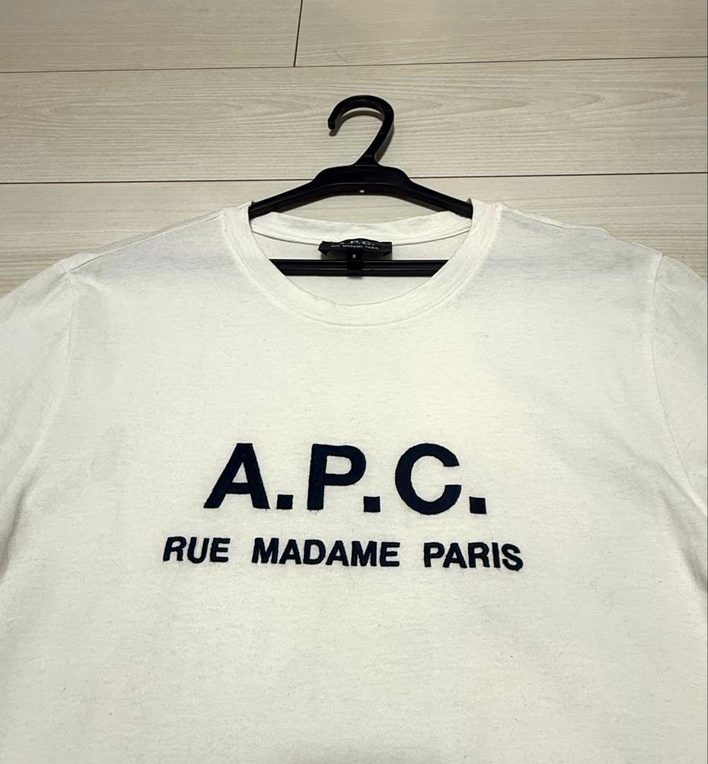 16500円　A.P.C.　アーペーセー　RUE MADAME 刺繍　Tシャツ