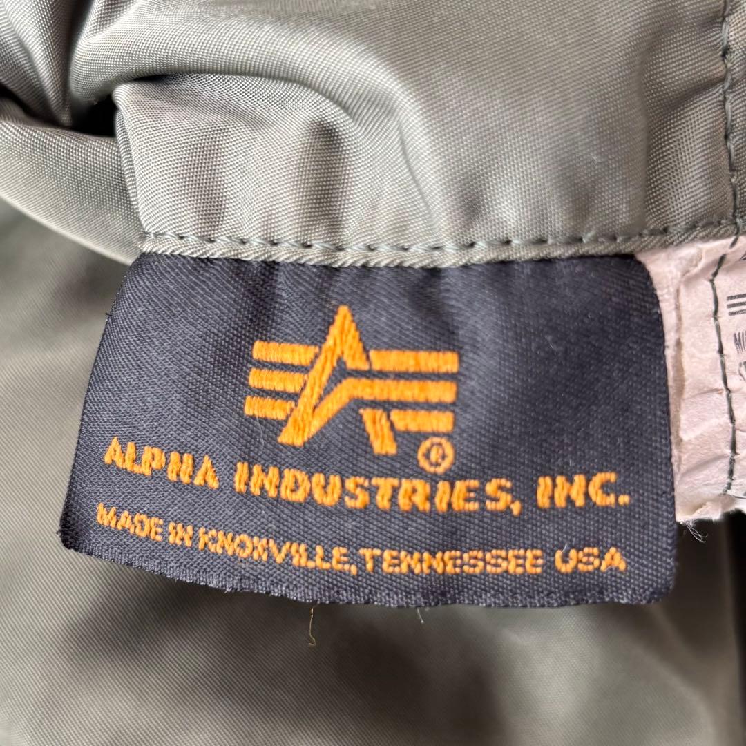 USA製 ALPHA INDUSTRIES ma-1 XL 90s 短丈
