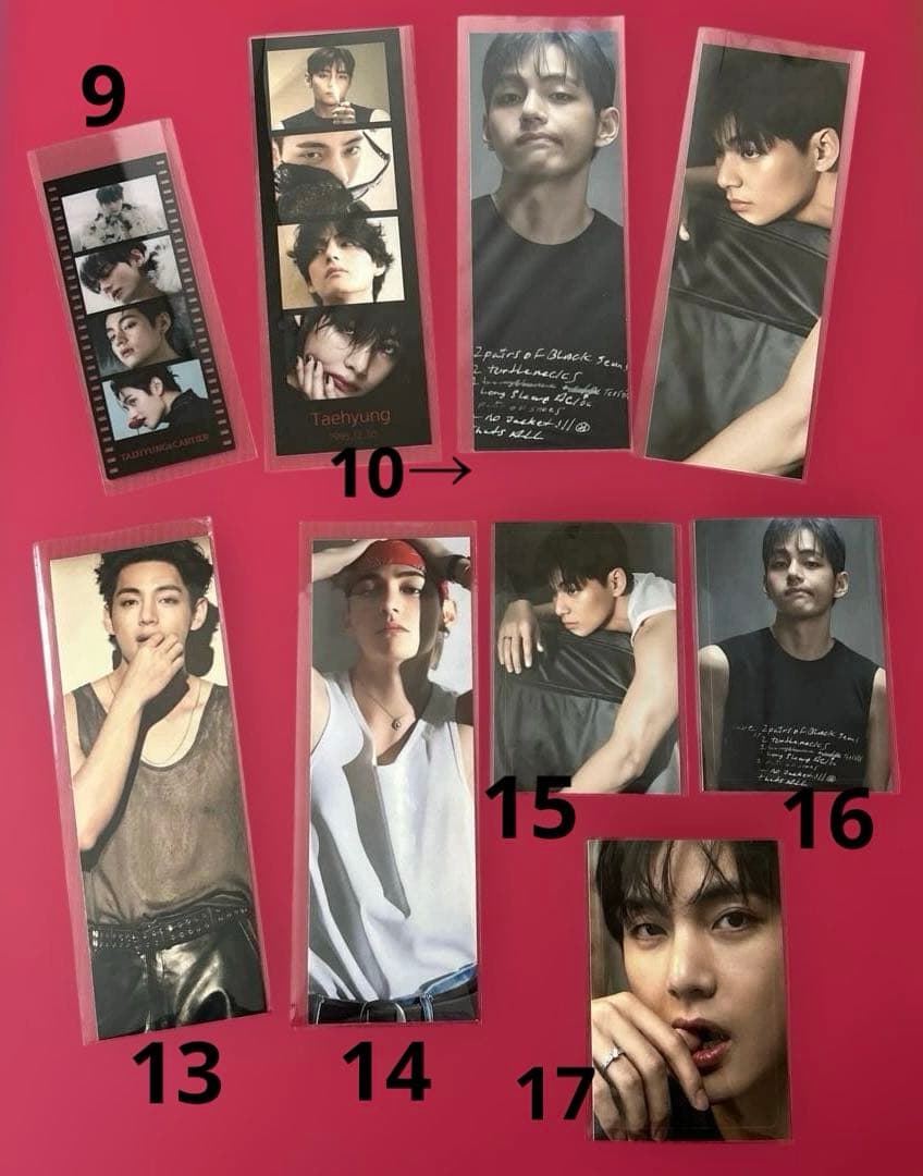 BTS V アクリルフォトアルバムキーホルダー