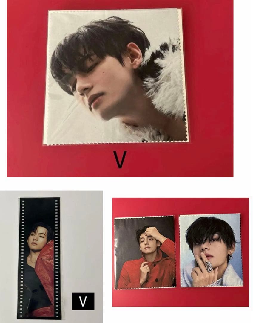 BTS V アクリルフォトアルバムキーホルダー