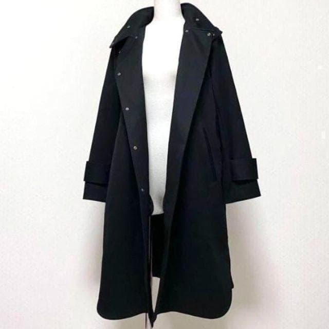 送料無料 美品 ロートレアモン 中綿 ライナー フレア ロング ウール コート