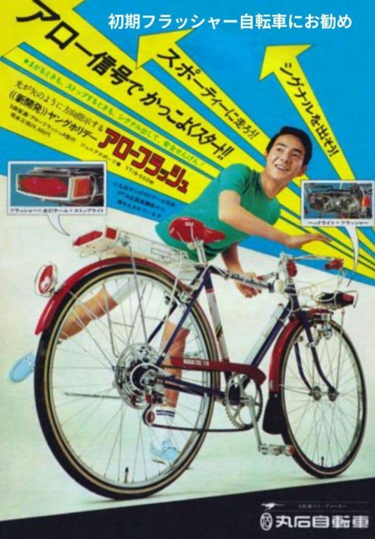 稀少新品 ミツバ・スピードメーター黒 フラッシャー自転車 スーパーカー自転車
