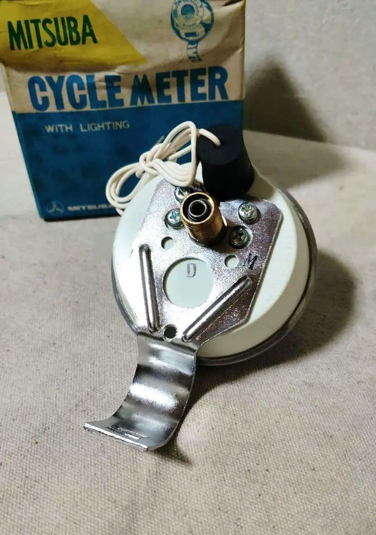 稀少新品 ミツバ・スピードメーター黒 フラッシャー自転車 スーパーカー自転車