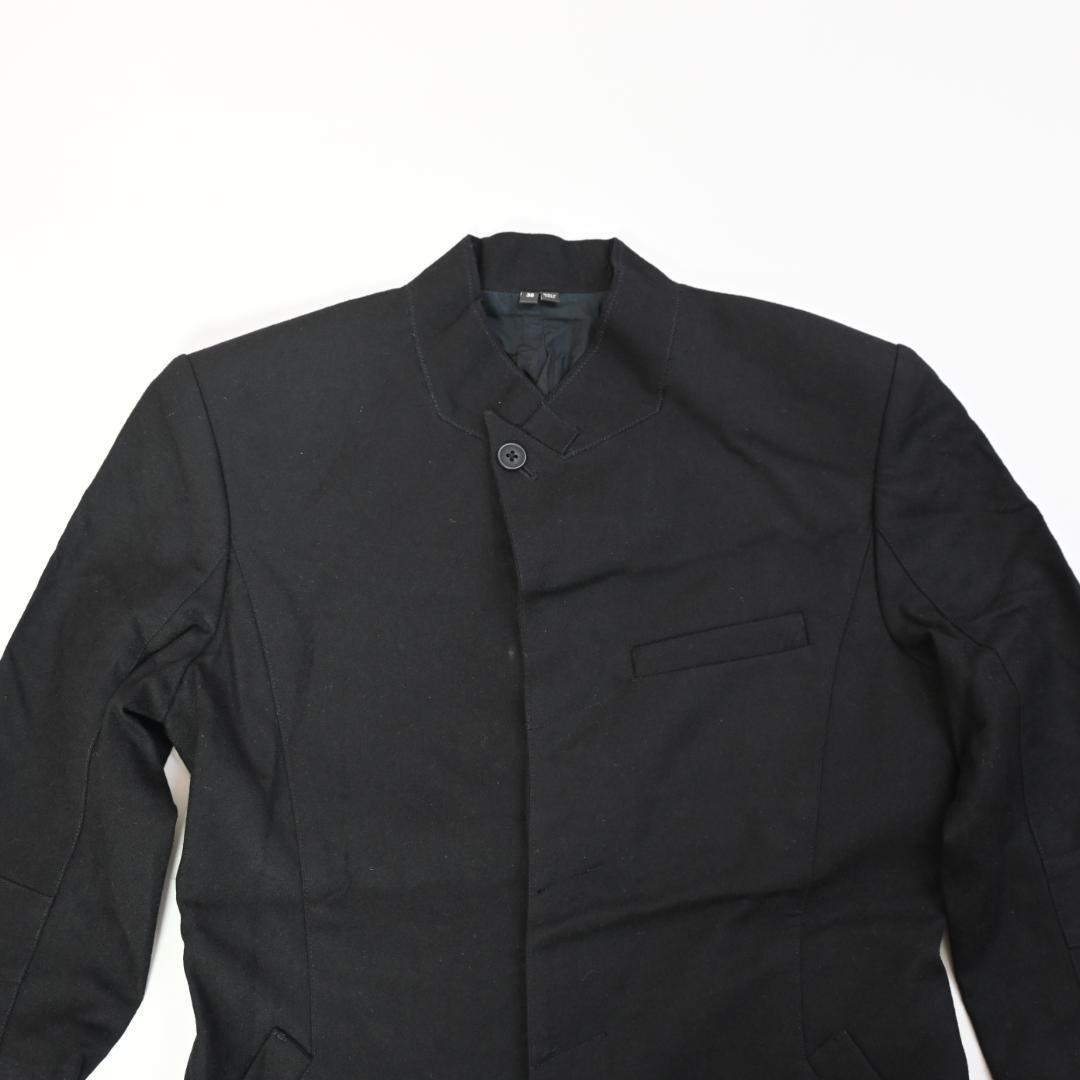 ☆450 HELMUT LANG スタンドカラー テーラードジャケット ブラック