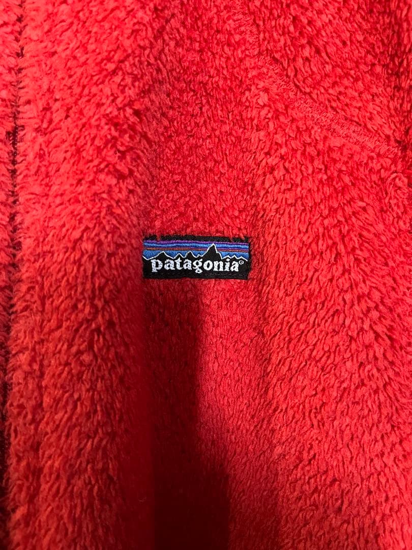patagonia フリースベスト オレンジ R2 L