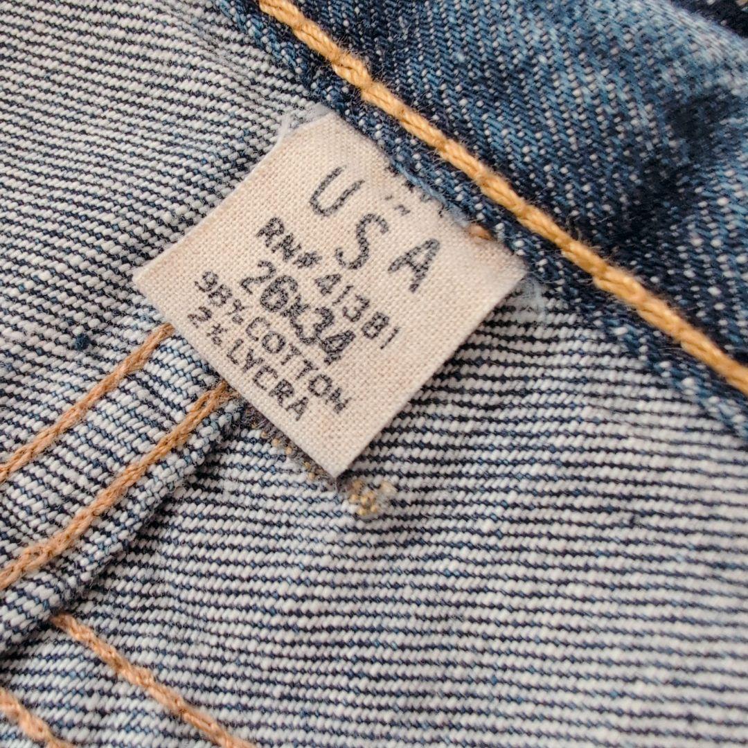 ✨人気✨RRL ダブルアールエル デニム RN41381 ダメージ加工 26