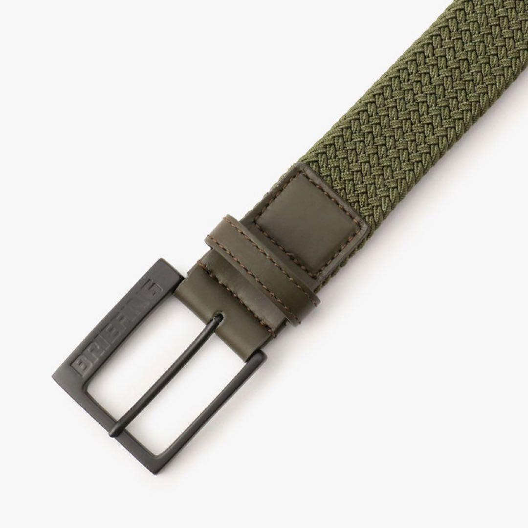 【新品・タグ付き】BRIEFING メンズ メッシュベルト ホワイト 白 M