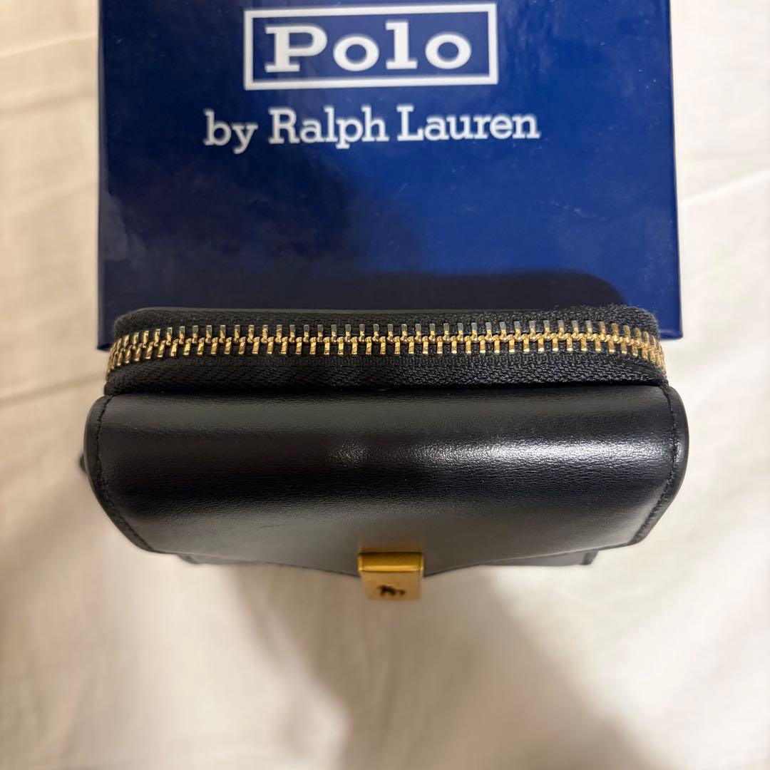 最終値下げ‼️Polo by Ralph Lauren ブラック二つ折り財布