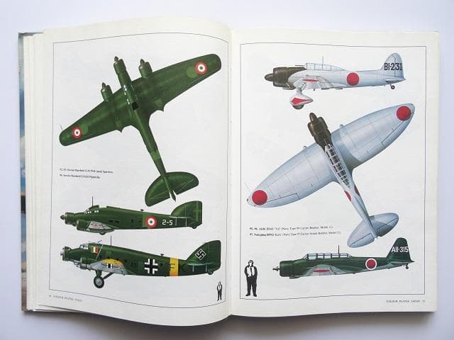 洋書◆第二次世界大戦の軍用機資料集 本 空軍 飛行機 戦闘機 爆撃機