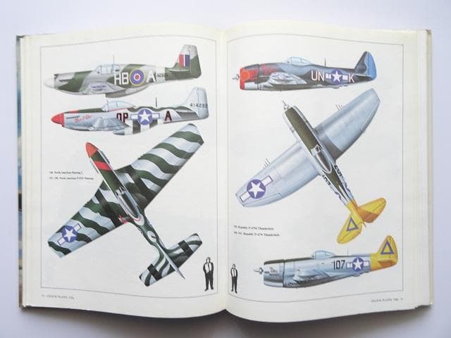 洋書◆第二次世界大戦の軍用機資料集 本 空軍 飛行機 戦闘機 爆撃機