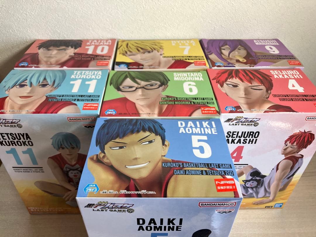 劇場版　黒子のバスケ　LASTGAME　 フィギュア7セット