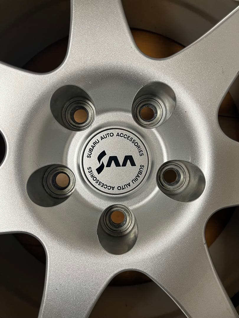 スバル純正ホイール スバルオートアクセサリーズ17x8J OFFSET+53