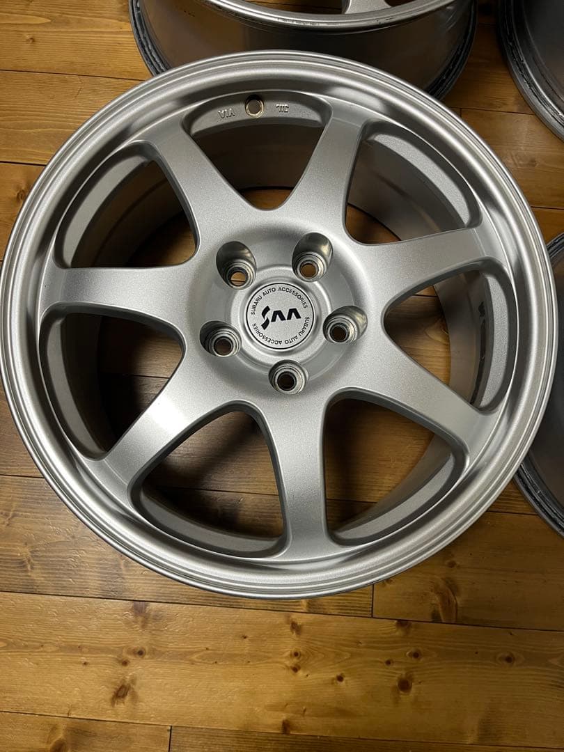 スバル純正ホイール スバルオートアクセサリーズ17x8J OFFSET+53