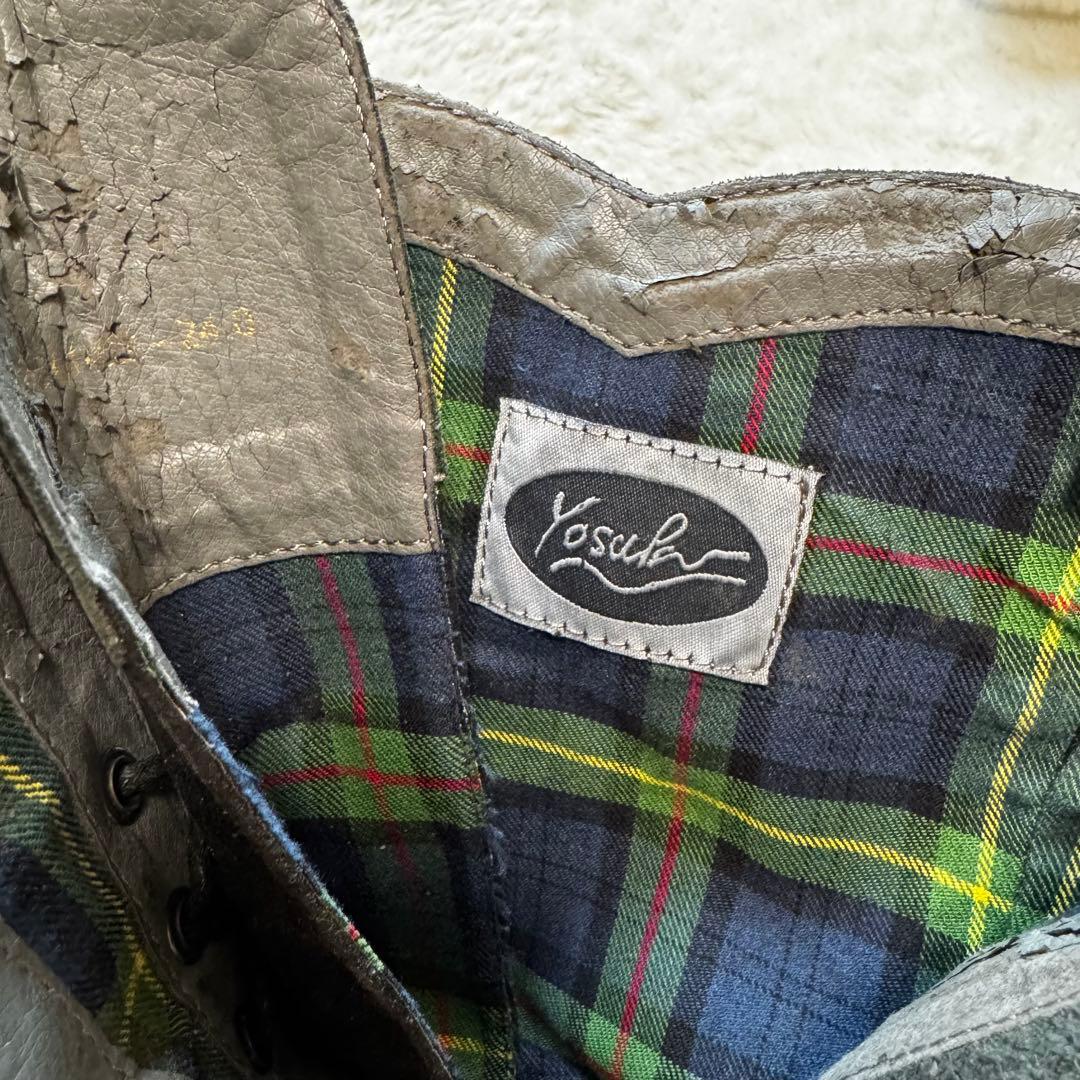 靴 Yosuke lace up engineer boots archive
