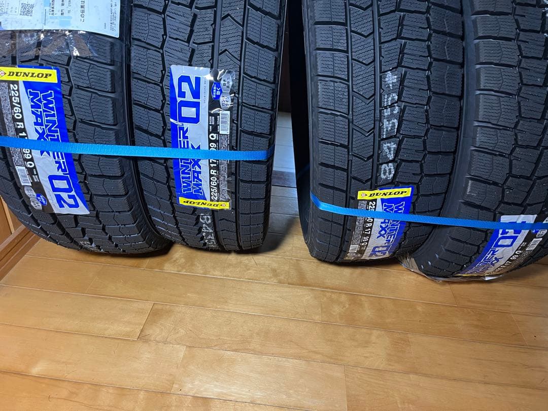 おしんDUNLOP WM02 225/60 R17 2本 新品スタッドレス