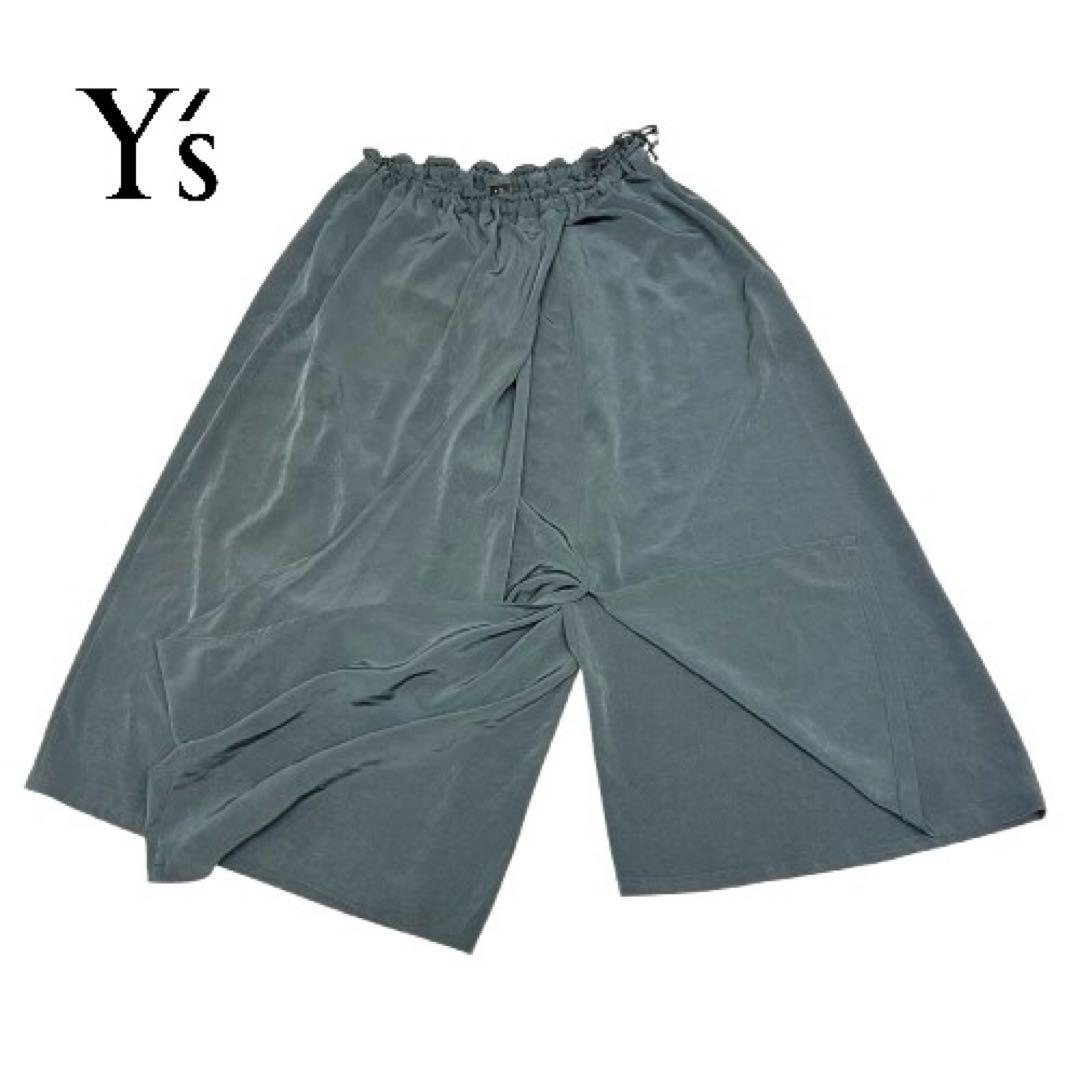 Y'sワイズ2-WAYSKIRTPANTSアシメントリースカートパンツmi020