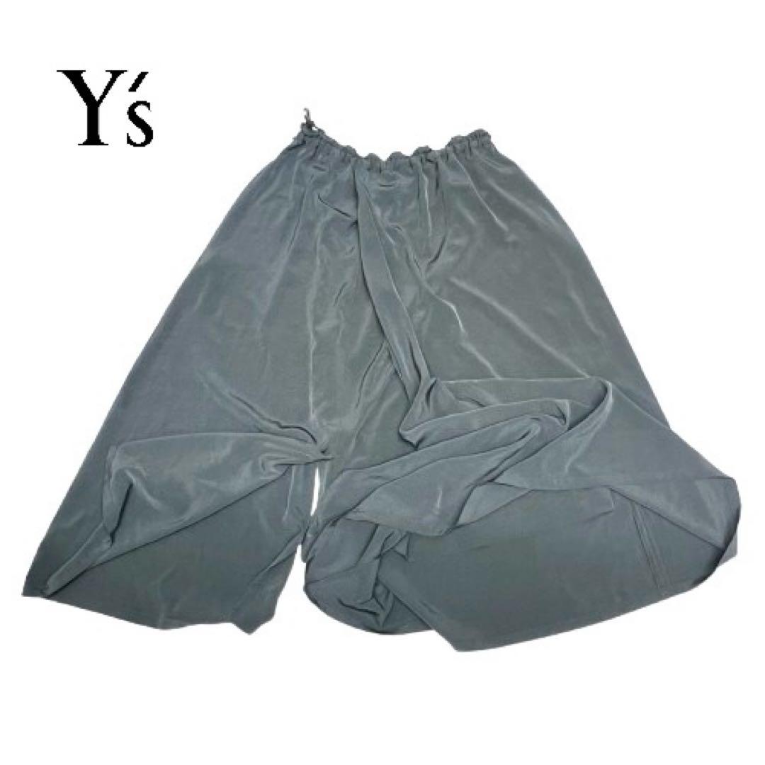 Y'sワイズ2-WAYSKIRTPANTSアシメントリースカートパンツmi020