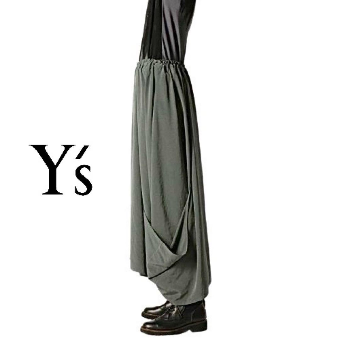 Y'sワイズ2-WAYSKIRTPANTSアシメントリースカートパンツmi020