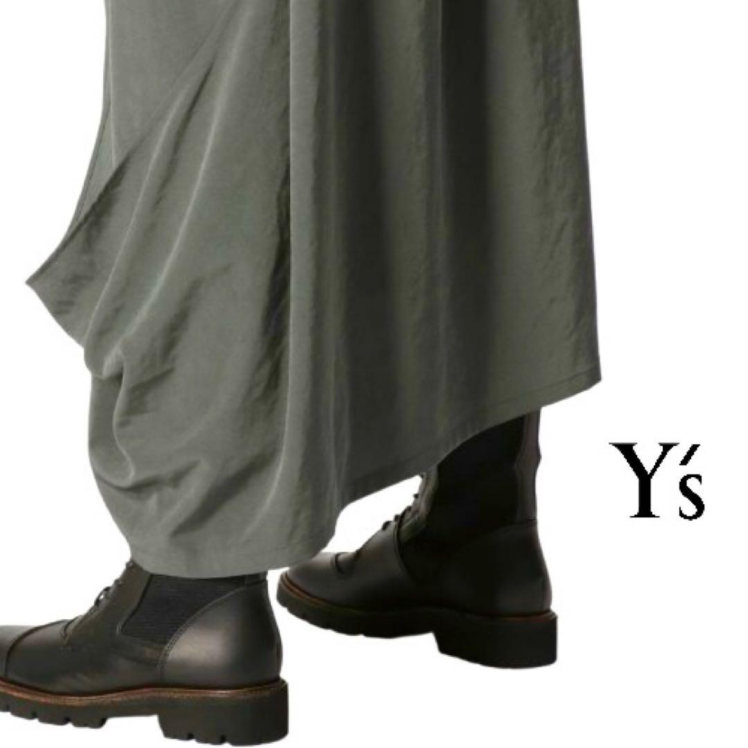 Y'sワイズ2-WAYSKIRTPANTSアシメントリースカートパンツmi020