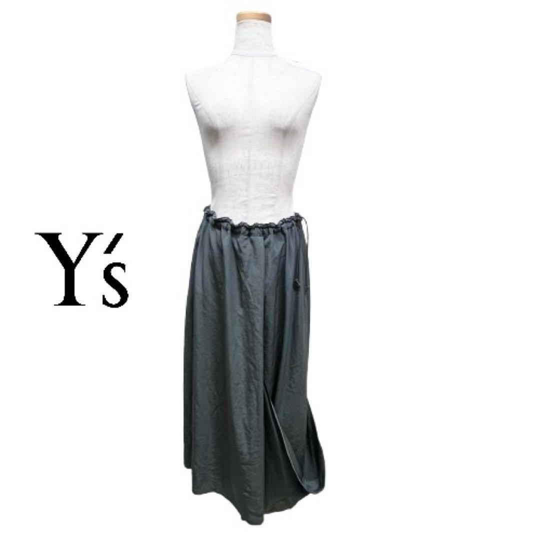 Y'sワイズ2-WAYSKIRTPANTSアシメントリースカートパンツmi020