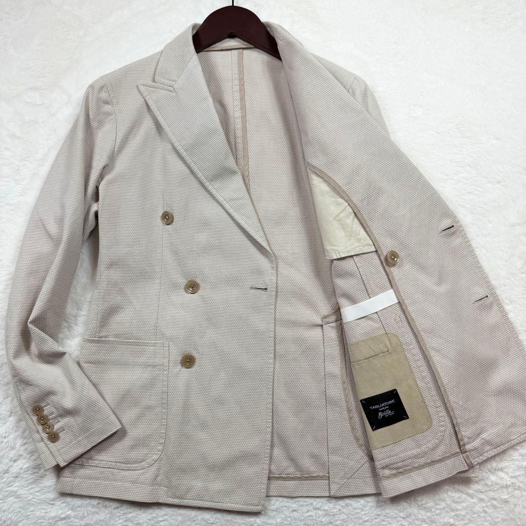 美品 TAGLIATORE Brilla テーラードジャケット ダブル S相当