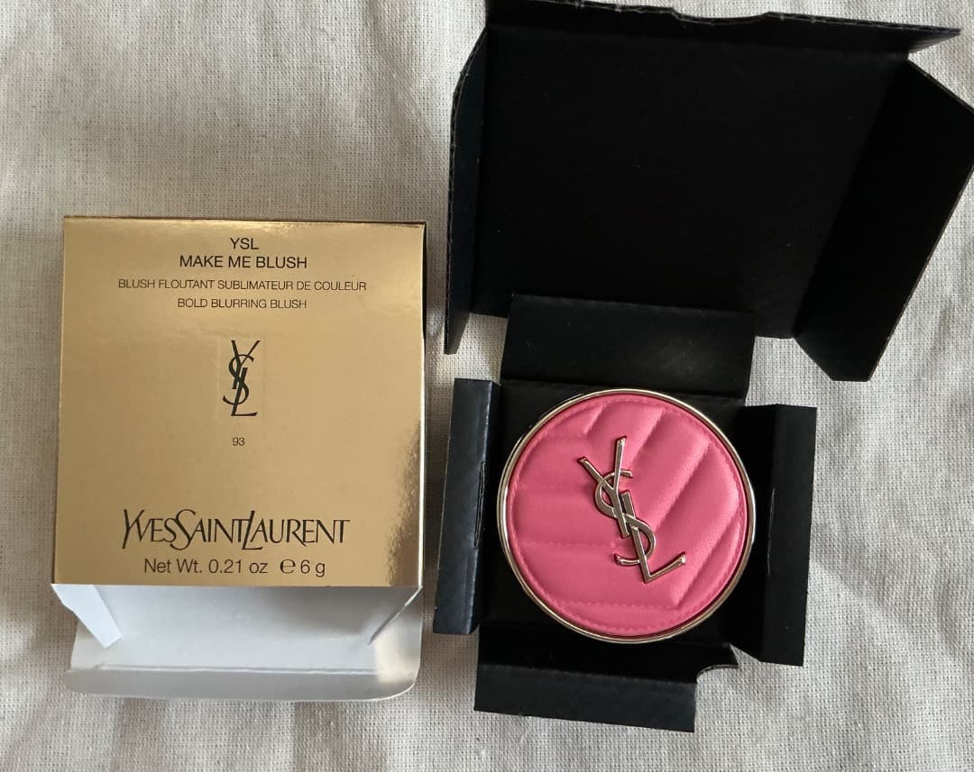 2025新発売 YSL メイクミーブラッシュ パウダー 93 レストレス ロゼ