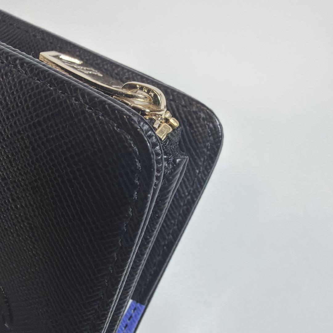 未使用品✨ ポールスミス スミシーハートLファスナー２つ折り財布 ブラック