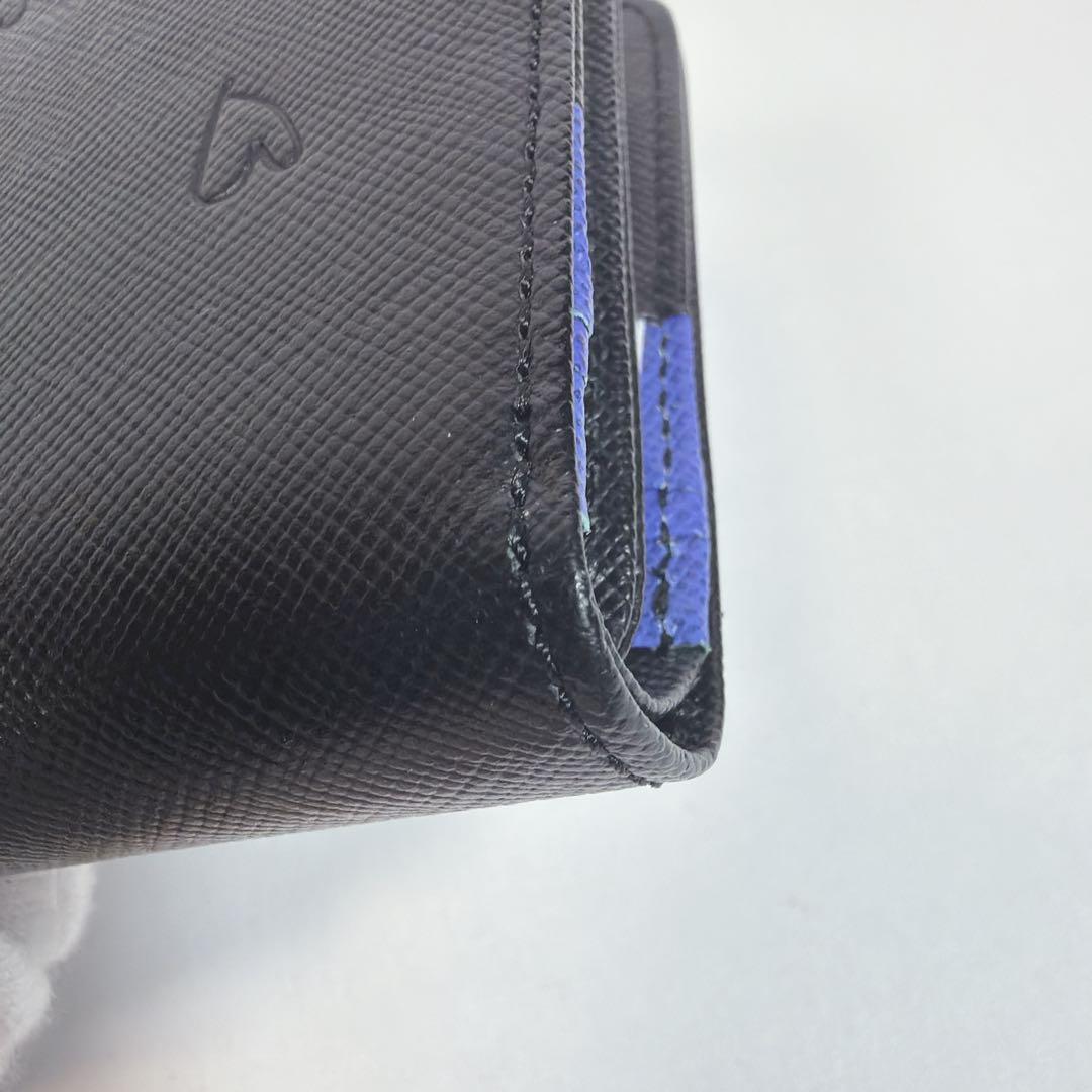 未使用品✨ ポールスミス スミシーハートLファスナー２つ折り財布 ブラック
