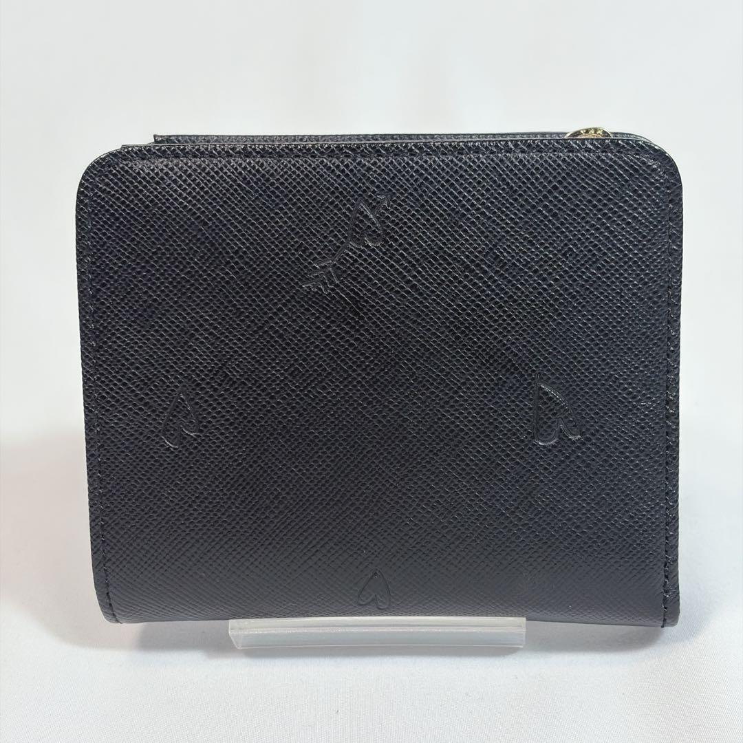 未使用品✨ ポールスミス スミシーハートLファスナー２つ折り財布 ブラック