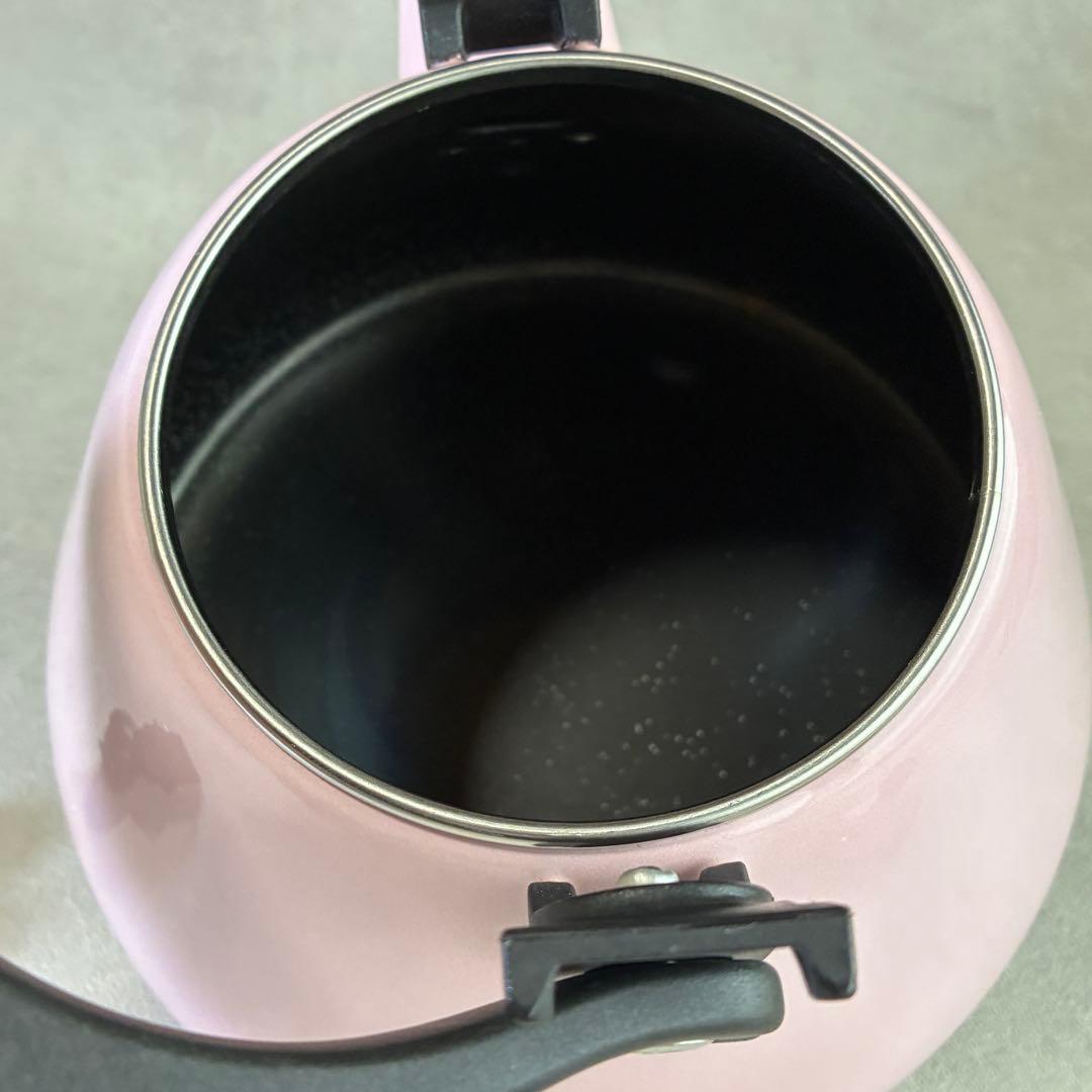 【美品】ル・クルーゼ　ケトル・コーン ピンク　IH対応 1.6L