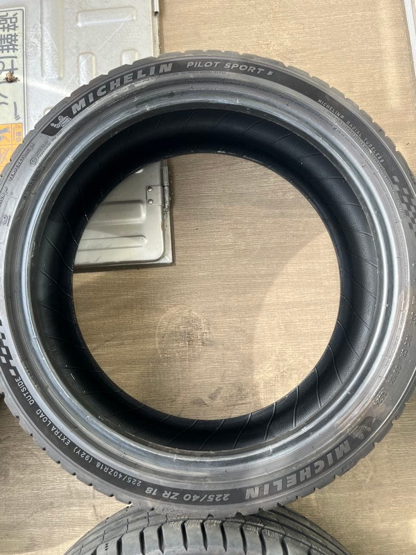①【4本セット（内2本）】ミシュラン パイロットスポーツ5 225/40/r18