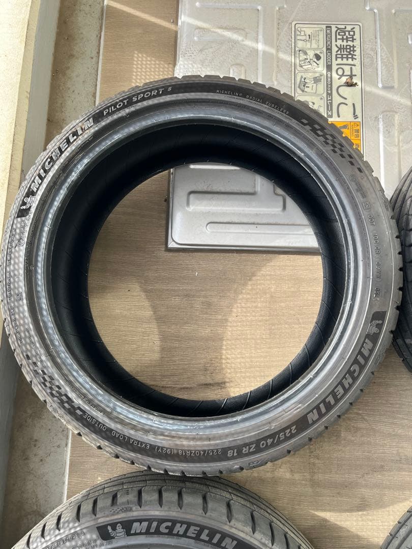 ①【4本セット（内2本）】ミシュラン パイロットスポーツ5 225/40/r18