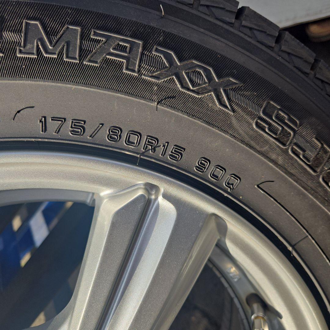 DUNLOPWINTER MAXX SJ8　175/80R15　90Q4本セット