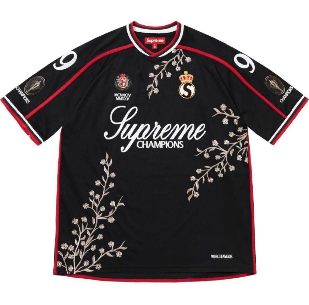 Supreme 9番 花柄刺繍 Tシャツ