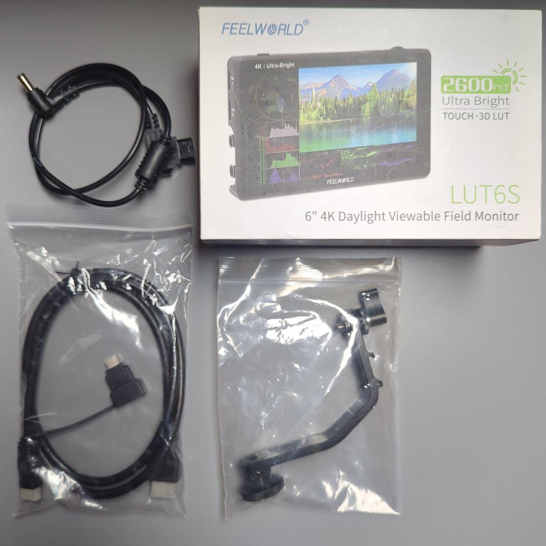 FEELWORLD LUT6S 6インチ 4Kモニター