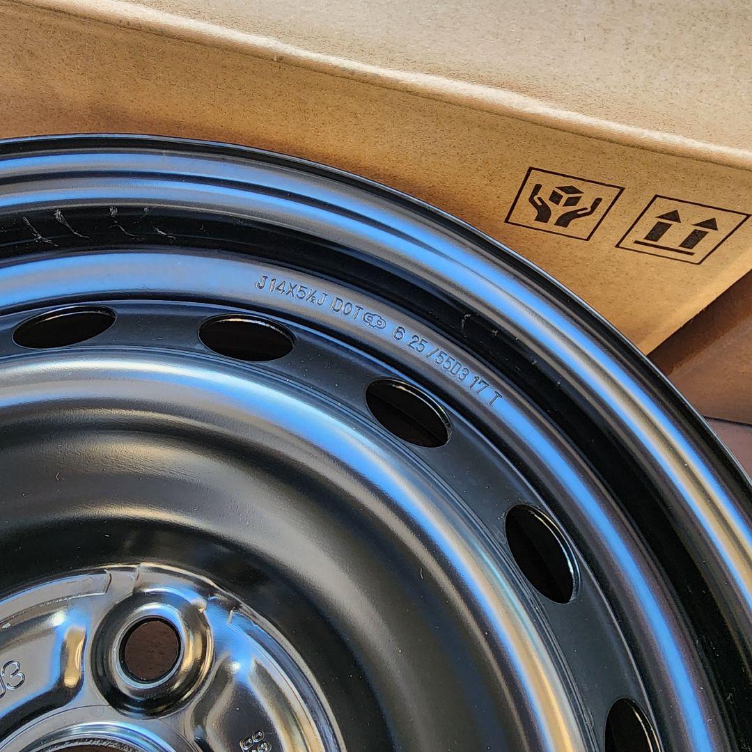 TOYOTA ヤリス スチールホイール 14×5.5インチ 2個セット②